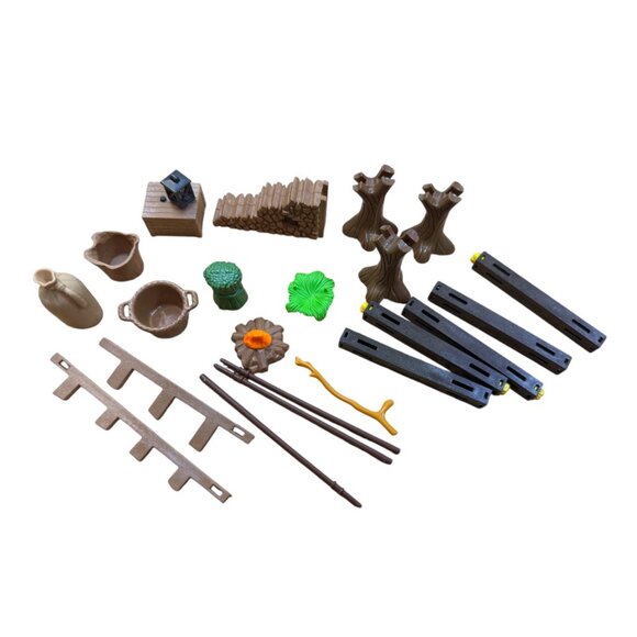 Lot of 87 Pcs Loose Playmobil Trees Leaves Flowers Foliage Replacement Parts - Picture 6 of 9